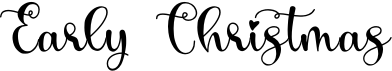 preview image of the Early Christmas font