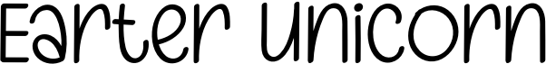preview image of the Earter Unicorn font