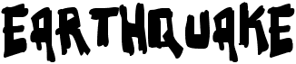 preview image of the Earthquake font
