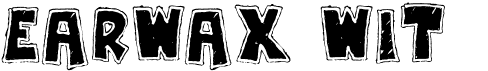 preview image of the Earwax Wit font