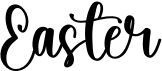 preview image of the Easter font