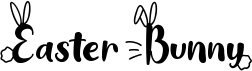 preview image of the Easter Bunny font