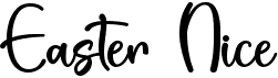 preview image of the Easter Nice font