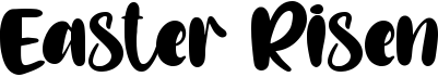 preview image of the Easter Risen font