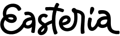 preview image of the Easteria font
