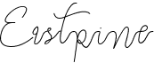 preview image of the Eastpine font