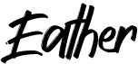 preview image of the Eather font