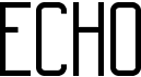 preview image of the Echo font