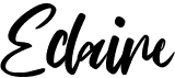 preview image of the Eclaire font