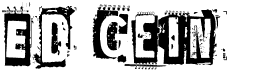preview image of the Ed Gein font