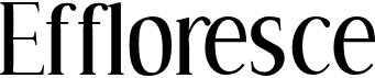 preview image of the Effloresce font