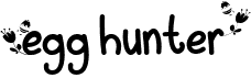 preview image of the Egg Hunter font