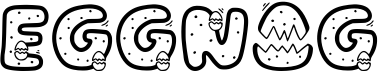 preview image of the Eggnog font