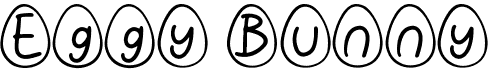 preview image of the Eggy Bunny font