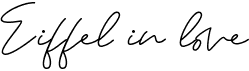 preview image of the Eiffel in love font