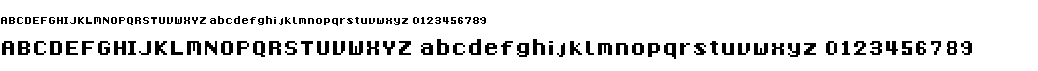 preview image of the Eight-Bit Madness font