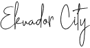 preview image of the Ekuador City font