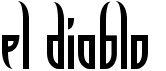 preview image of the El Diablo font