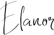 preview image of the Elanor font