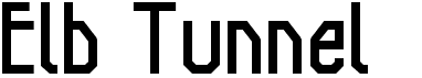 preview image of the Elb Tunnel font