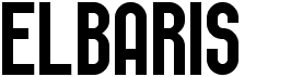preview image of the Elbaris font
