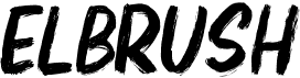 preview image of the Elbrush font