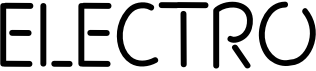 preview image of the Electro font