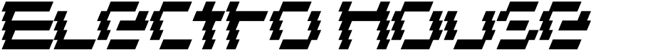 preview image of the Electro House font