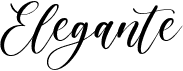 preview image of the Elegante font