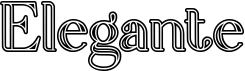 preview image of the Elegante font