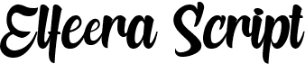 preview image of the Elfeera Script font
