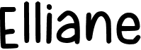 preview image of the Elliane font