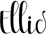 preview image of the Ellic Script font