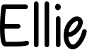 preview image of the Ellie font