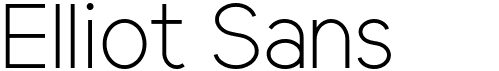 preview image of the Elliot Sans font