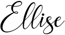preview image of the Ellise font