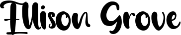 preview image of the Ellison Grove font