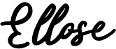 preview image of the Ellose font