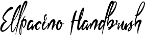 preview image of the Ellpacino Handbrush font