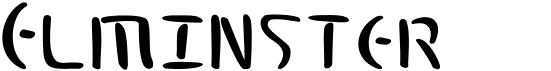 preview image of the Elminster font