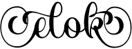 preview image of the Elok font