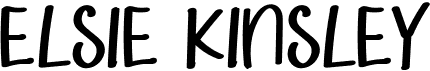 preview image of the Elsie Kinsley font