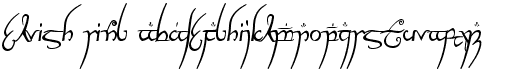 preview image of the Elvish Ring NFI font