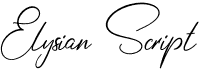 preview image of the Elysian Script font