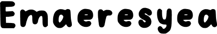 preview image of the Emaeresyea font