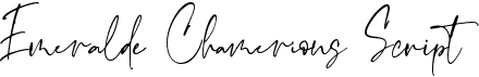 preview image of the Emeralde Chamerions Script font