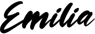 preview image of the Emilia font