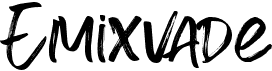preview image of the Emixvade font