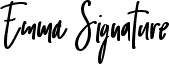 preview image of the Emma Signature font