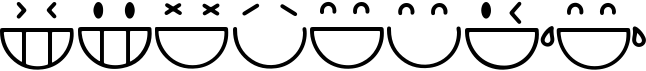 preview image of the Emot font